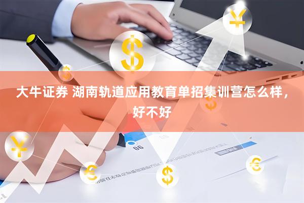 大牛证券 湖南轨道应用教育单招集训营怎么样，好不好