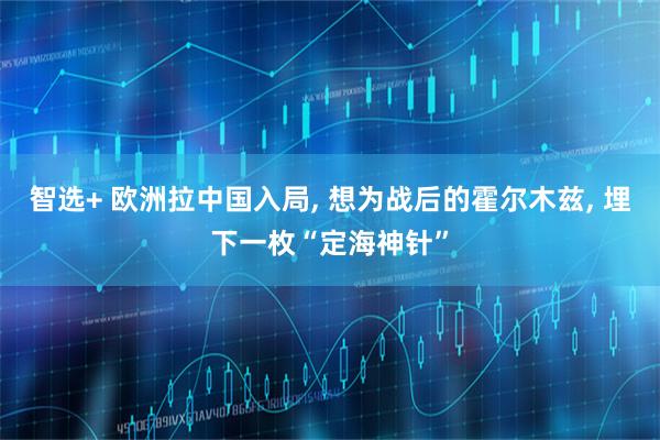 智选+ 欧洲拉中国入局, 想为战后的霍尔木兹, 埋下一枚“定海神针”